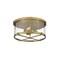 Z-Lite Callista 3 Light Flush Mount, Rubbed Brass & Clear 3032F-RB - alternate 4